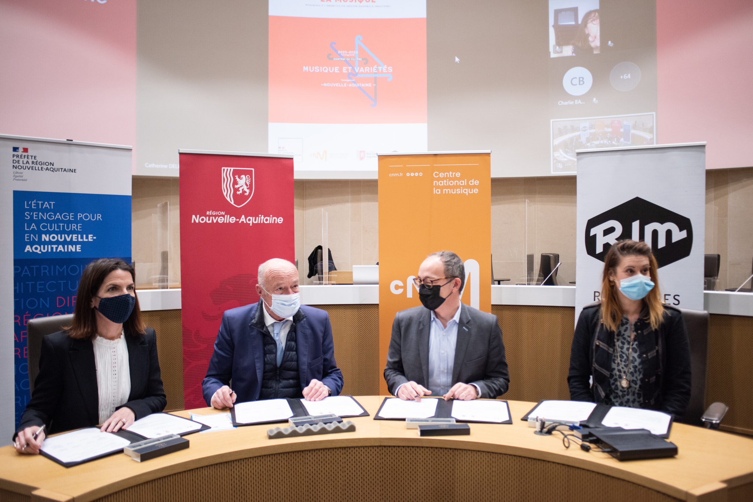 Multimages RNA - PH68 : Signature d’une convention filière Musiques actuelles et variétés